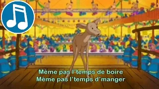 ♫ Le petit renne - "Faut travailler" Karaoké pour les enfants ♫ Clip musical