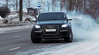 Audi Q7 V12.Дизельный ураган под контролем.Anton Avtoman.