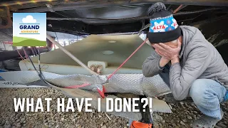 Ep. 304: What Have I Done?! | RV water tank repair