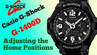 how to reset casio g shock G-1400D how to Adjusting the Home Positions #watchservicebd #casio