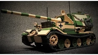 How to build #3, Cobi Moc Ferdinand/Elefant Tank destroyer.