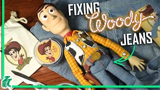 I Made Toy Story Woody 3.0 In REAL LIFE | Sewing Denim Jeans Custom Collection Seedtoys