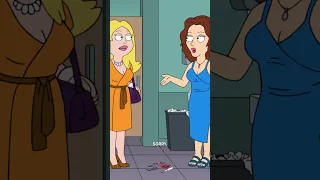 Francine made a friend in the restroom 🚻 #AmericanDad | TBS