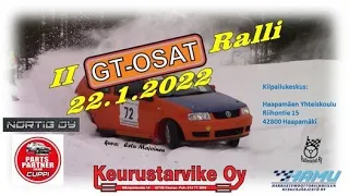 GT-Osat ralli Haapamäki 22.1.2022