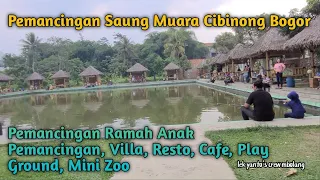 Pemancingan Saung Muara Cibinong Bogor | Pemancingan Ramah Anak Bogor