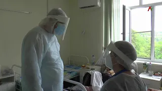 Госпиталь в Гудауте  посетил министр здравоохранения Эдуард Бутба 17.06.2021