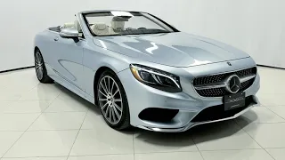 2017 Mercedes Benz S550 Convertible Diamond Silver