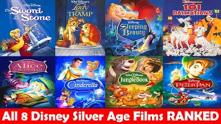 All 8 Disney Silver Age Animated Films RANKED WORST to BEST