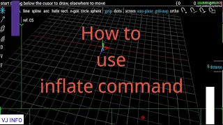 Spacedraw 3d modeling tutorials part:3  INFLATE command