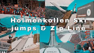 Holmenkollen Ski Arena in Oslo  Holmenkollen ski jump best Alpine skiing centers in Oslo Norway🇳🇴