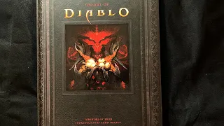 The Art of Diablo Artbook flip through