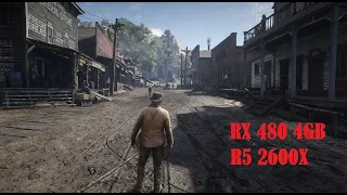 Red Dead Redemption 2 Ryzen 5 2600x Rx 480 4gb