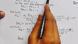 Secant Method || How to solve secant method