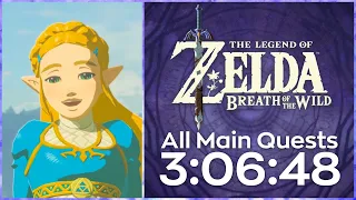 Breath of the Wild: All Main Quests Speedrun in 3:06:48 - [2nd Place 4/29/19]