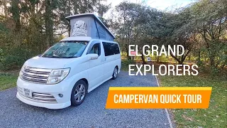 Quick tour- Nissan Elgrand Campervan Conversion