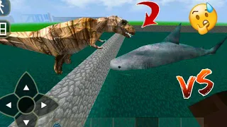 Megalodon Shark Vs. All Modded Creatures!! - Survival Craft 2