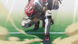 Eyeshield 21: Kazuki Jumonji First Ever Touchdown! | Jumonji vs Agon Kongo