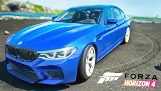 ТАЧКА НА ПРОКАЧКУ. BMW M5 F90 ПОД ДРИФТ в Forza Horizon 4