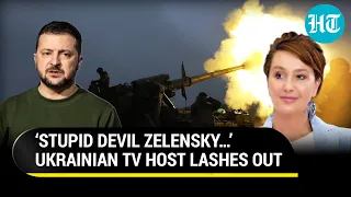 Ukrainian TV Host’s Scathing Attack On Zelensky Amid War Setbacks; ‘He’s The Main Evil…’ | Watch