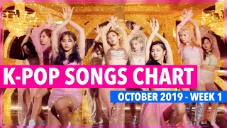 (TOP 100) K-POP SONGS CHART | OCTOBER 2019 (WEEK 1)