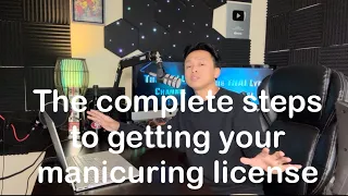 The COMPLETE STEPS to getting your Manicuring License! Episode 2 #nails #nailtech #podcast