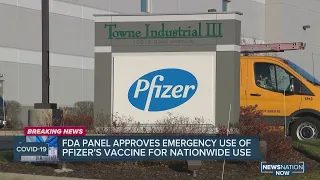 FDA panel approves emergency use of Pfizer's vaccine for nationwide use
