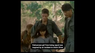 Chris Saves Vietnamese Girl From being Raped is Real in Movie PLATOON... #shorts #short