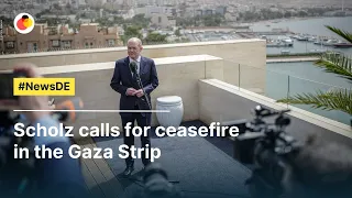 Scholz calls for ceasefire in the Gaza Strip | #NewsDE