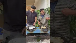 Varun Tej and Megastar Chiranjeevi making dosa