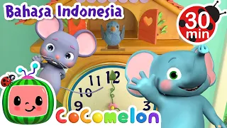 Gajah Tikus dan Jam Dinding🕰️ | CoComelon Bahasa Indonesia - Lagu Anak Anak | Nursery Rhymes