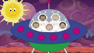 5 Little Men In A Flying Saucer! Nursery Rhyme for Babies and Toddlers from Sing and Learn!