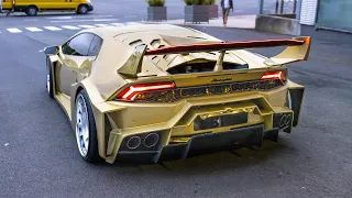 Tuner Cars Leaving Car Show - Liberty Walk Huracan, Widebody RS3, iPE GT3 RS, Liberty Walk F430