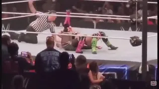 Natalya breaks character and no sells Liv Morgan’s finisher at a WWE Houseshow.