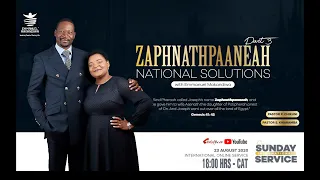 Emmanuel Makandiwa | Zaphnathpaneah Part 3 - National Solutions