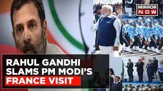 Rahul Gandhi Slams PM Modi's France Visit; Smriti Irani Calls Him A 'Frustrated Dynast' | Top News