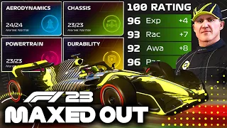 HOW QUICK IS A FULLY-MAXED OUT CAR IN F1 23 MY TEAM CAREER? - 100 OVR AI AUSTRIA IN 60 SECONDS?