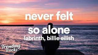 Labrinth ft. Billie Eilish - Never Felt So Alone (Clean - Lyrics)