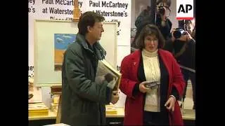 UK: LONDON: SIR PAUL McCARTNEY BOOK SIGNING