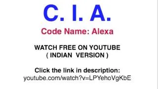 C.I.A. Code Name: Alexa (1992) FULL MOVIE [Indian Version]