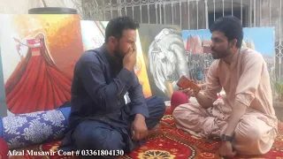 Artist Khairullah from Loralai..