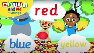 My Favorite Colour is...Red, Blue or Yellow? | Learn New Words with Akili | African Cartoons