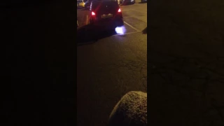 Car meet Sheffield flaming exhaust