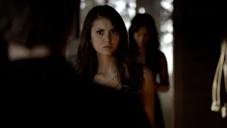 TVD 5x6 - Elena gets trapped in the cabin with Stefan and Qetsiyah | HD