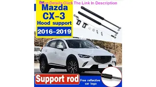 Best For Mazda CX-3 2016 2017-2019 Car Engine Cover Supports Struts Rod Front Bonnet Hood Lift Hydr