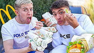 Wrap McDo Challenge avec Inoxtag ! (j'ai failli vomir, on a trop mangé)