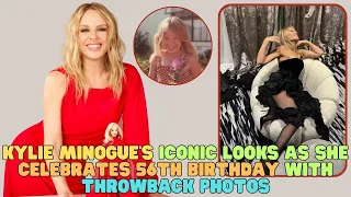 Kylie Minogue's iconic looks as she celebrates 56th birthday with throwback photos