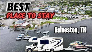 Best Place for Boats and Jet Skis - Galveston RV Resort and Marina