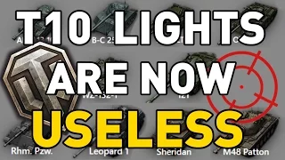 World of Tanks || T10 Light Tanks are now Useless