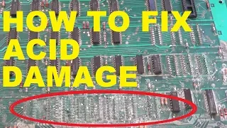 How to repair a battery damaged PCB