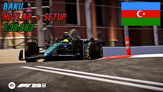 F1 23 Baku Hotlap + Setup 1:38.883